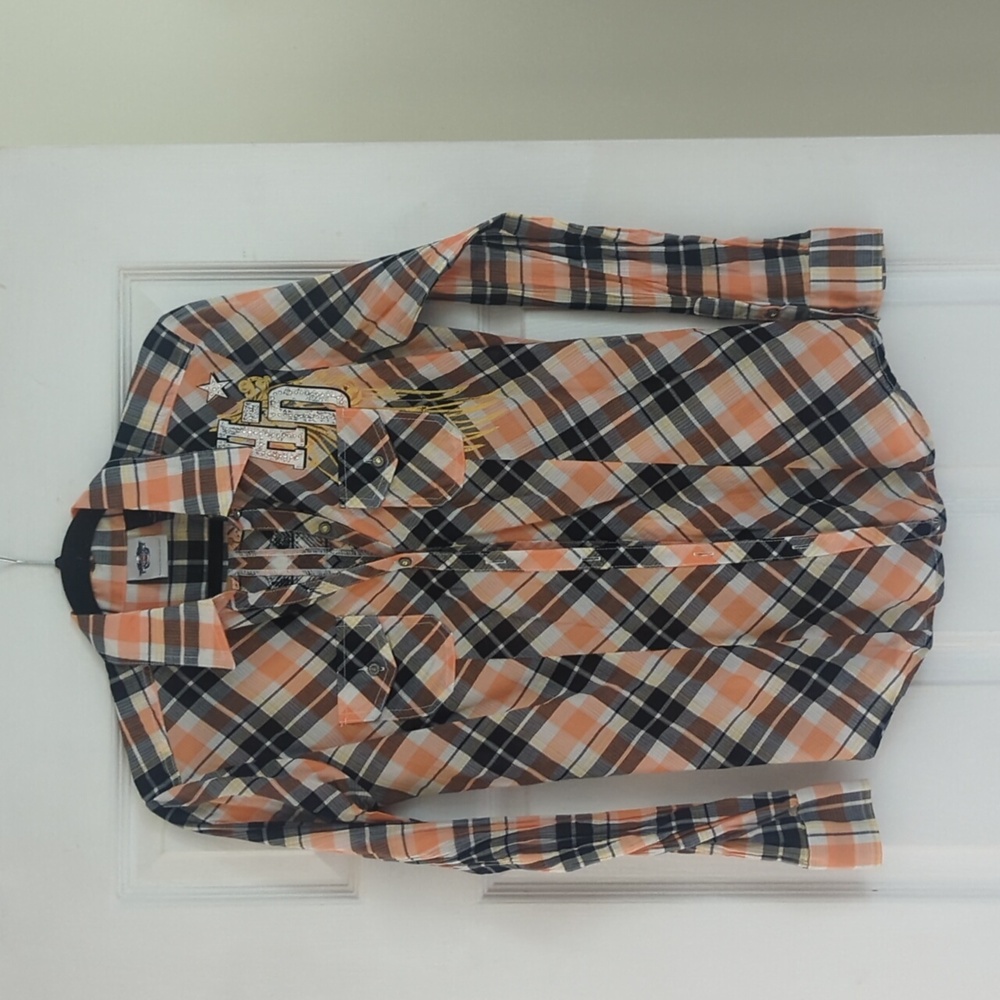Harley Davidson Womens Button Down Top